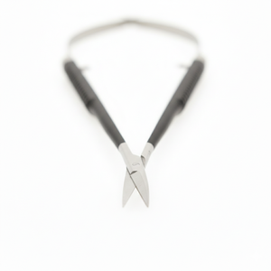 Micro Tijeras de Acero Inoxidable para Microcirugía Oftálmica con Revestimiento Negro, Mango de Resorte, Tijeras Quirúrgicas - Product Image 3