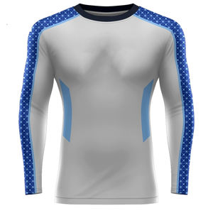 Rashguard à manches longues pour homme adulte de haute qualité, personnalisé, MMA, écologique, séchage rapide, respirant, anti-UV, en spandex/polyester - Product Image 4