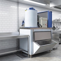 Offre Spéciale : Machine à Glaçons en Flocons 1/2/3 Tonnes avec Stockage de Glace pour la Pêche - Prix Compétitif