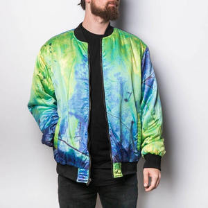 Blouson aviateur en nylon/coton personnalisé de haute qualité pour hommes toile tissu col montant à capuche imperméable marque privée écologique - Product Image 5