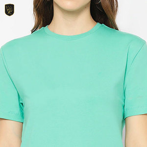 เสื้อยืดโอเวอร์ไซส์ผู้หญิง ทรงหลวม ผ้าฝ้าย แขนสั้น คอกลม สวมใส่สบายสำหรับฤดูร้อน เสื้อยืดพื้นฐานสำหรับผู้หญิง - Product Image 5