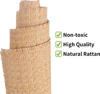 Rouleau de sangle tissée en rotin de haute qualité, écologique et durable, du Vietnam, pour projets de canage et meubles en cannage fermé