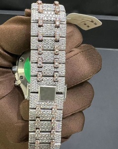 Moissanite Gold Diamond Luxury Mechanical <b>Watch</b> for <b>Men</b> Fully Iced Luxury Hip Hop Style Birthday Gift Pass Tester - Product Image 5