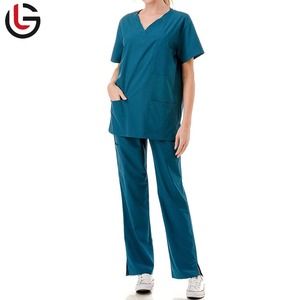 OEM <b>Scrubs</b> Nursing Uniform Wholesale High Quality Lightweight Comfortable Customized Blank Hospital <b>Scrubs</b> <b>Sets</b> - Product Image 1