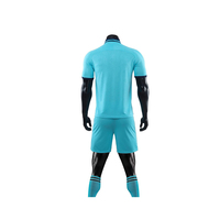 Uniforme de Fútbol Sublimado de Poliéster de Manga Corta, Transpirable, Diseño Personalizado, Precio al por Mayor OEM