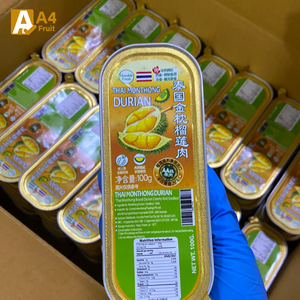 Durian Monthong biologique entier surgelé de qualité supérieure par Khey TaladThai en emballage sous vide à la pointe de sa maturité pour conserver une saveur crémeuse riche - Product Image 3