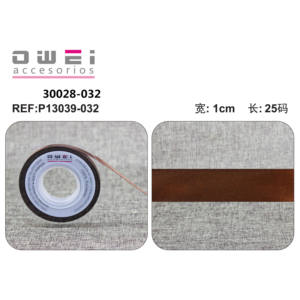 Long 1.0CM*25 Pink-Brown Satin <b>Ribbon</b> for <b>Gift</b> Wrapping - Product Image 1