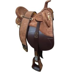 Sillas de Montar a Caballo Estilo Occidental Americano Más Vendidas OEM Personalizadas, Silla de Cuero Personalizada para Montar a Caballo Hecha de Alta Calidad - Product Image 5
