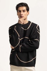 Top Trendiness Best Selling New Latest Design 2025 Autumn Winter Casual O Neck Knit Pullover Tops Man Clothes Sweater For Men - Product Image 5
