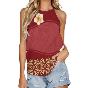 Camisetas sin mangas ecológicas de secado rápido transpirables ligeras al por mayor para mujer, camiseta de poliéster de Color sólido, Camiseta larga para entrenamiento de gimnasio frontal - Product Image 4