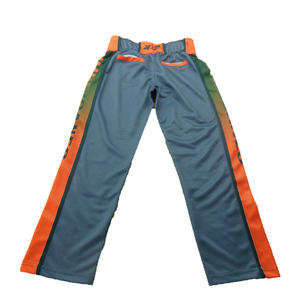 Pantalon de baseball personnalisé pour jeunes hommes pleine longueur graphique imprimé avec coupe ample vêtements de softball vente en gros - Product Image 2