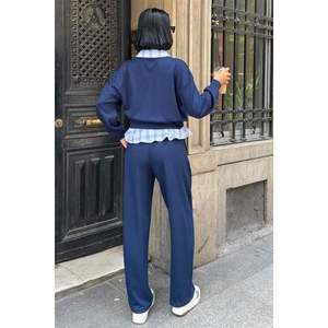 Traje Informal de Modal con Cuello y Ribete en el Dobladillo, Modelo 10252 - Product Image 3