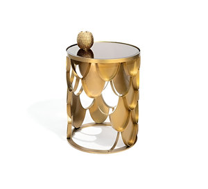 Customizable Luxurious Design Best Seller Metal Side <b>Table</b> Coffee <b>Table</b> Glass Top Luxury <b>Console</b> <b>Table</b> in Factory Price - Product Image 3