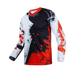 Jersey de Motocross con Diseño de Panel de Flujo de Aire, Tela Suave al Tacto, Estilo Personalizado con Logotipo Impreso - Product Image 3