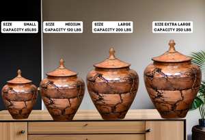 Best <b>Urn</b> for Human ashes <b>Large</b> Adult for Ashes Personalized Burial for Funeral - Product Image 4