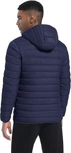 Nueva chaqueta de bombardero acolchada con cuello levantado con cremallera impermeable ultraligera personalizada con estilo para hombres aventuras al aire libre - Product Image 6