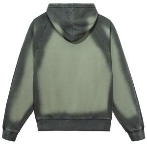 Sweat à capuche délavé au soleil lourd de haute qualité en gros-Sweat à capuche Vintage en éponge française délavé à l'acide - Product Image 6