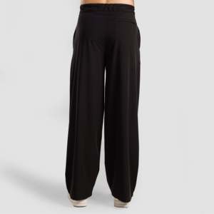 Pantalones Anchos de Cintura Alta para Mujer GAI ARR, Transpirables, Estilo Urbano, en Negro para Primavera, Talla XL, con Efecto Arrugado - Product Image 3