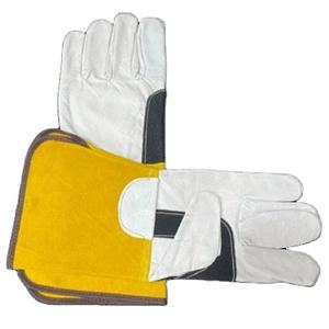 Gants de travail en cuir de chèvre mince gants électriques gants Tig gros personnalisé Premium 16 pouces résistant à la chaleur doux - Product Image 1