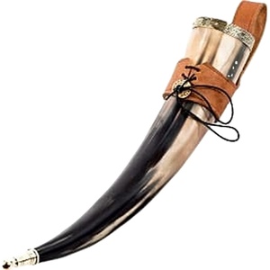 Meilleure qualité de Viking Drinking Food Safe Véritable corne Viking Horn avec support pour la maison et le bureau à Star Crafts India - Product Image 1