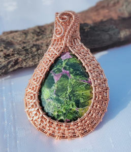 Trendy 15To20mm amatista colgante Metal Coper chapado en oro colgante bisel conjunto para joyería de moda conjunto con regalo de aniversario para ella - Product Image 6