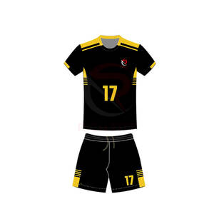 2025 nouveauté uniforme de volley-ball pour jeunes personnalisé meilleur prix ensemble de sport à manches courtes avec des techniques imprimées au design unique - Product Image 6