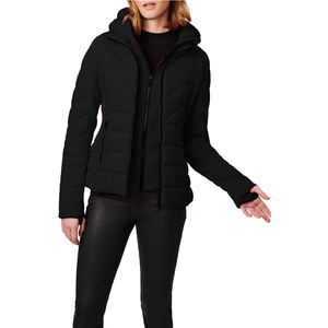 Chaqueta acolchada de algodón para mujer, abrigo de terciopelo, larga, personalizada, al por mayor, 2022 - Product Image 5