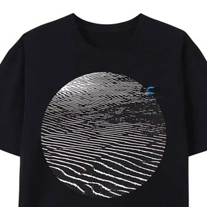 เสื้อยืดผ้าฝ้าย 100% พิมพ์ลายกราฟิกทันสมัย สกรีนโลโก้ได้ น้ำหนักเบา ระบายอากาศดี ทรงหลวม ใส่สบายสำหรับฤดูร้อน สำหรับผู้ชาย - Product Image 4