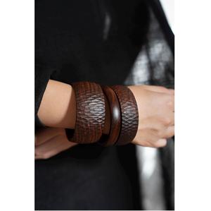 Bracelets ethniques en bois, imperméables et couleurs personnalisées, aspect haut de gamme et port confortable, cadeau d'affaires pour femmes, du meilleur fournisseur - Product Image 1