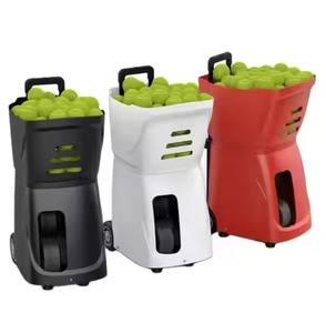 Machine de tir de balles de tennis télécommandée haut de gamme pour l'entraînement sportif avec raquette - Product Image 1