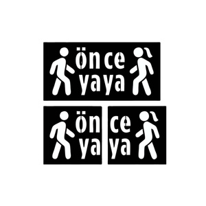 Pavement <b>Stencil</b> <b>Paint</b> <b>Stencil</b> for Road Marking 'Pedestrian First' <b>Stencil</b> Set Made Turkey 100x100+100x100 cm Composite Material - Product Image 2