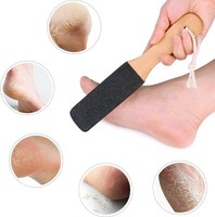 Lime à pied en bois double face professionnelle, lime à pied, épurateur de pied en bois de hêtre pour pédicure au prix de vente entier par Life Care.