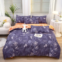 Kain Berkualitas Tinggi Super Hemat Biaya 4PCS Set Sprei Sarung Selimut Sprei Sarung Bantal Sangat Hemat Biaya