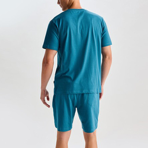 Summer Twin Set Plain T-shirt Crew Neck New Design 100% Cotton Men Twin Set / t Shirt and Short Twin Sets - Product Image 6