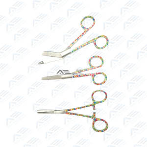 Tijeras para Cortar Vendajes con Acabado Arenado, Instrumentos Médicos, Tijeras para Quirófano, Tijeras para Vendajes Quirúrgicos y de Enfermería - Product Image 3