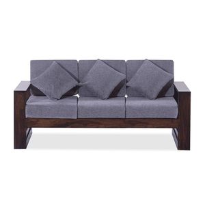 Juego de Sofás de Madera Sólida de Diseño para Sala de Estar, Dormitorio, Oficina, Salón y Muebles de Interior con Tapicería Premium - Product Image 2