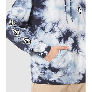 เสื้อฮู้ดดี้โอเวอร์ไซส์ผ้าฟลีซคอตตอน 100% หนัก 400 กรัม ทรงวินเทจบุซับใน ระบายอากาศได้ดี สำหรับผู้ชาย ไซส์พลัส  ใส่ได้ในฤดูหนาว - Product Image 4