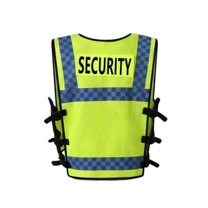 2024 nuevo diseño chaleco reflectante de alta visibilidad malla 100% poliéster con LOGO Multi bolsillos Hi Vis chalecos de ropa de trabajo reflectantes - Product Image 2