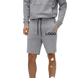 กางเกงขาสั้นผู้ชายเอวสูง ผ้าถัก ระบายอากาศ กันลม ผ้าฝ้าย มีซิปและกระเป๋า เหมาะสำหรับออกกำลังกาย - Product Image 3