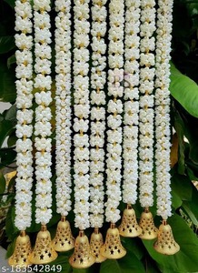 Chaîne perlée Mogra, Tenture murale, Décoration de fond, Décoration de mariage indien, Guirlande décorative, Décoration artificielle Haldi Mehendi - Product Image 4