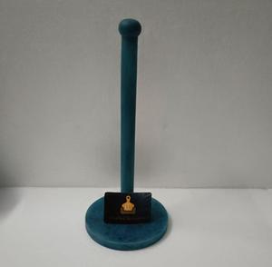 Porte-rouleau de papier en résine de luxe à prix d'usine en gros, porte-rouleau de cuisine en résine à motif tourbillon, porte-papier à déchirer d'une seule main - Product Image 1