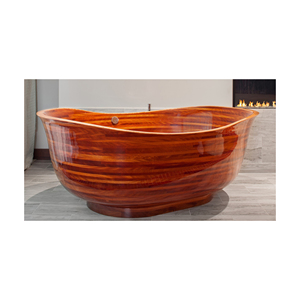 Bañera de madera barata independiente Bañera de madera Bañeras de madera Bañera de hidromasaje portátil Hotsale - Product Image 5