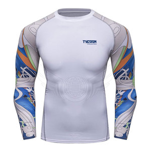 2023 conception personnalisée MMA Rash Guard à vendre respirant vêtements de sport hommes Rash Guard pour adulte - Product Image 1