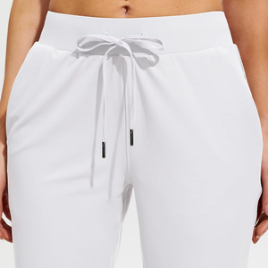 Pantalones Deportivos de Invierno para Mujer, Nuevos, de Alta Calidad, Elásticos, Transpirables, Resistentes al Viento, con Cordón, Cintura Media, 100% Algodón - Product Image 5