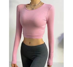 Wholesale High Quality 50 Cotton 50 <b>Polyester</b> t <b>Shirts</b> Full Sleeve Custom logo Box Fit t <b>Shirt</b> Branded Apparel T-<b>shirt</b> for men - Product Image 5