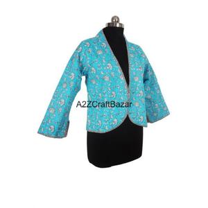 Giacca trapuntata <span class=keywords><strong>a</strong></span> blocchi floreali con stampa trapuntata da <span class=keywords><strong>donna</strong></span> Plus Size cappotto in cotone stampato <span class=keywords><strong>a</strong></span> <span class=keywords><strong>fiori</strong></span> Blazer Kimono Casual da <span class=keywords><strong>donna</strong></span> - Product Image 5