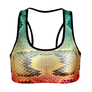 Servicio de diseñador personalizable para Sujetador deportivo de fábrica al por mayor de calidad superior para mujeres con sublimación y tela cómoda - Product Image 4