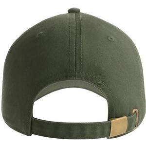 Casquette de baseball à bord incurvé de couleur unie, style hanche, 100% coton sergé, crochets en métal à 6 panneaux, broderie à la main, unisexe, vente en gros - Product Image 2