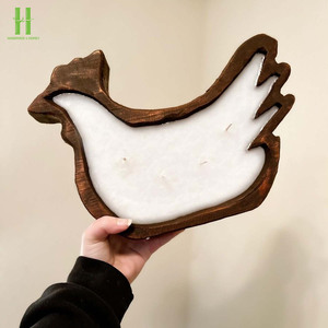 BEST SELLER Porte-bougie en bois artisanal en forme de bol à pâte, bon prix, ODM, article de décoration intérieure pour le salon, Vietnam - Product Image 2