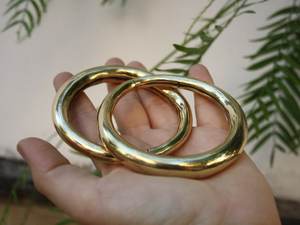 Brazalete de latón a la moda para mujer, joyería de moda, pulsera chapada tradicional al por mayor, conjunto de brazaletes para niñas y mujeres - Product Image 5